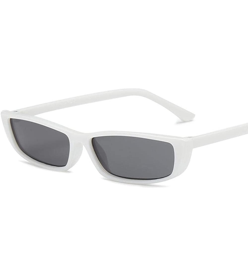 Sport Clear Lens Small Cat Eye Sunglasses Women Fashion Brand Red Gray Cateye Sun Glasses For Female Shades UV400 - CS190HX03...