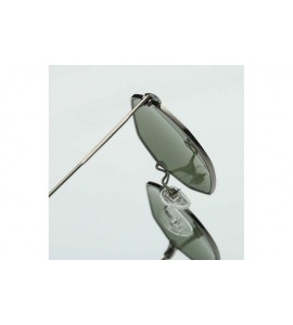 Wrap Womens New Fashion Metal Irregularity Frame Sunglasses Trend Brand Classic Sunglasses - Green - CK18SX6RTEC $18.50