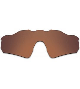 Rectangular Anti-fading Polarized Replacement Lenses Radar EV Path Sunglasses - Retro Brown - Polarized - CC180O0S9TM $32.53