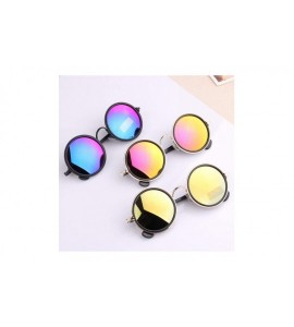 Oversized M42 Round Circle Sunglasses Women Retro Vintage Glasses for Women Brand Designer Sunglasses - Gold Gold - C718W7I4Q...