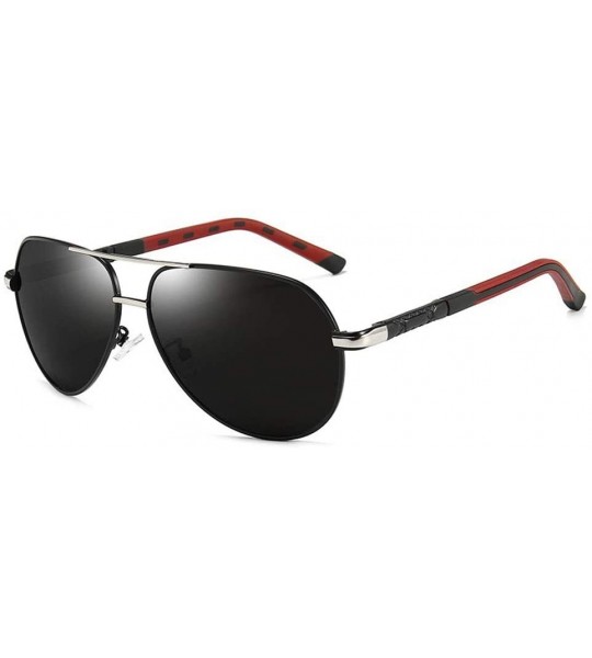 Aviator Men's Sunglasses- Anti-Glare- Polarized Sunglasses- Stylish Metal Full-Frame Aviator C1 - C1 - C21955UOYER $65.15