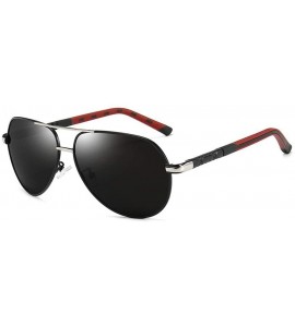 Aviator Men's Sunglasses- Anti-Glare- Polarized Sunglasses- Stylish Metal Full-Frame Aviator C1 - C1 - C21955UOYER $65.15