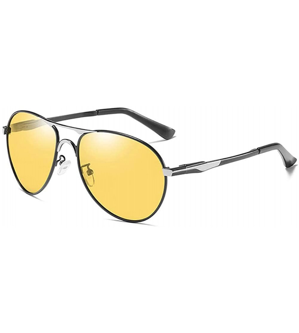 Rimless Polarized Photochromic Driving Sunglasses-Outdoor ANTI GLARE Eyewear-Mirror Lens - C - C1190EEGT2N $64.57