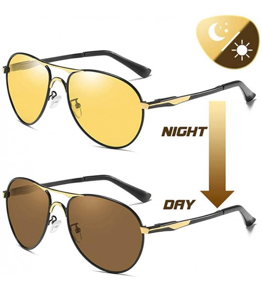 Rimless Polarized Photochromic Driving Sunglasses-Outdoor ANTI GLARE Eyewear-Mirror Lens - C - C1190EEGT2N $64.57