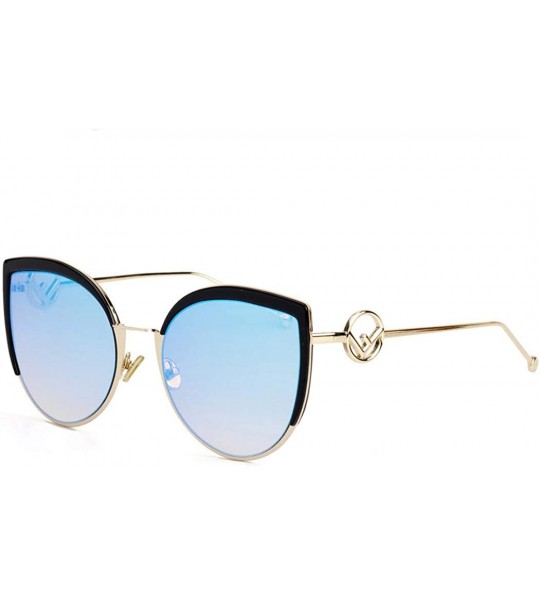 Aviator Big box cat eye sunglasses - 2019 new sunglasses fashion sunglasses - A - CN18S6H259E $75.66