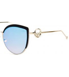 Aviator Big box cat eye sunglasses - 2019 new sunglasses fashion sunglasses - A - CN18S6H259E $75.66