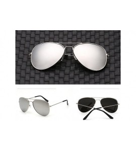 Oversized Classic Polarized Aviator Sunglasses for Men and Women Metal Frame UV400 Lens Sun Glasses - G - CW1908O6CR6 $17.21