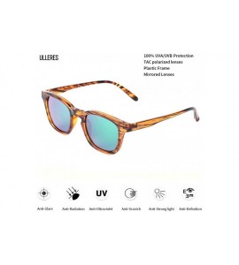 Wrap Kids Sunglasses- Retro 80s Polarized Sunglasses for Children Boys and Girls - A Strip Demi - CQ1857D4RK5 $42.66