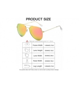 Aviator Polarized Sunglasses Ultralight Stainless Steel Fashion Color Film Sunglasses Unisex Aviator Sunglasses - CQ194HQ9UMZ...