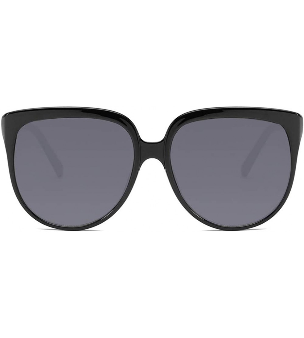 Goggle Fashion Men Women Gradient Lens Irregular Shape Sunglasses Vintage Cateye Sun Glasses - E - CO18T76KRT9 $17.74
