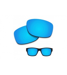 Wayfarer Polarized Lenses Replacement Jupiter Squared 100% UV Protection-Variety Colors - Blue Mirrored - CZ18KNQMTQK $25.07