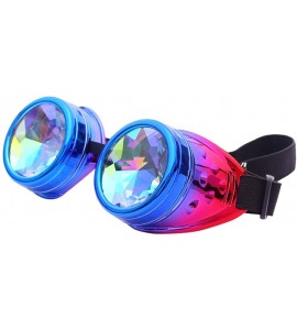 Goggle Steampunk Goggles Colorful Glasses Rave Festival Party Sunglasses Diffracted Lens Cool Stuff - C - C318UK7NW0X $21.08