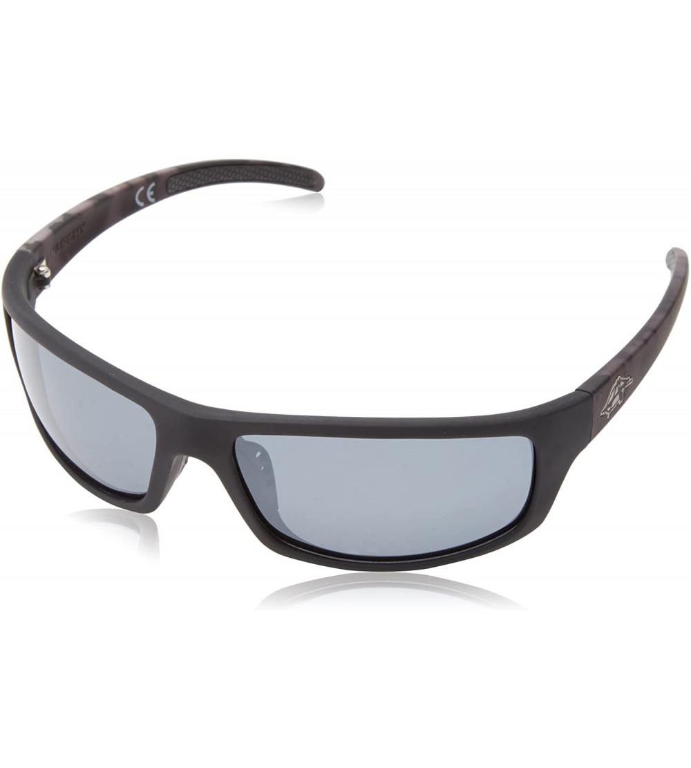 Sport Men's Skeptical Polarized Wrap Sunglasses - Black Camo - CO11JE6G8I1 $46.97