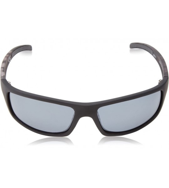 Sport Men's Skeptical Polarized Wrap Sunglasses - Black Camo - CO11JE6G8I1 $46.97