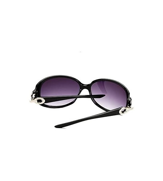 Aviator Women's Polarized Sunglasses Cat Eye Aviator Wayfarer Vintage Sunglasses - Black1 - C9185RQNAAA $22.70