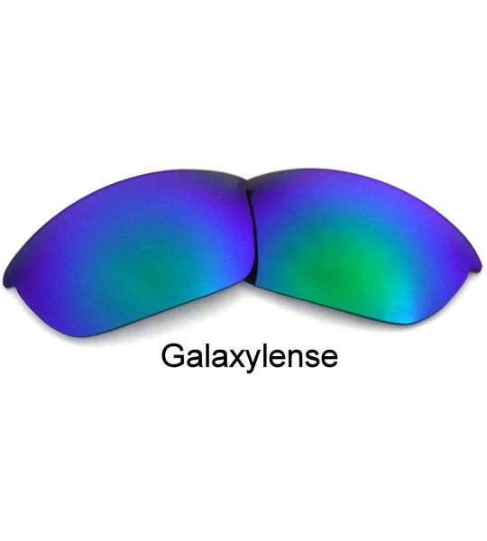 Oversized Replacement Lenses Half Jacket Green Color Polarized - S - C8186DCEQ2G $20.19