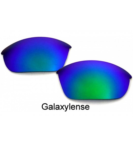 Oversized Replacement Lenses Half Jacket Green Color Polarized - S - C8186DCEQ2G $20.19