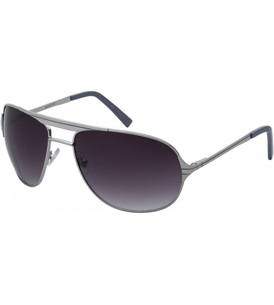 Oval Pilot Big Aviator Sunglasses Top Gun Spring Hinge for Men Women BG20755S - CH124SWGUD3 $18.30