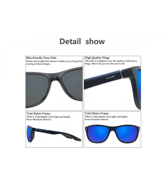 Sport Polarized Sports Sunglasses for men women Baseball Running Cycling Fishing Golf Tr90 ultralight Frame LA001 - C718Y5GQ2...