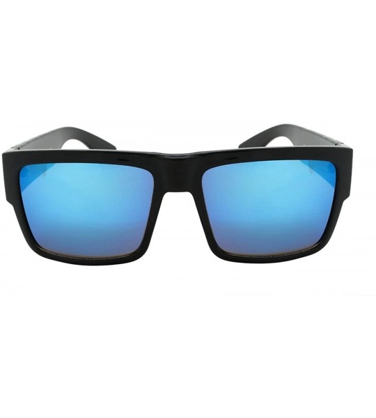 Wayfarer 12 Bulk Wholesale Sunglasses Horned Rim Unisex Square 80's Retro Style Glasses - CI180OYRGAG $42.79