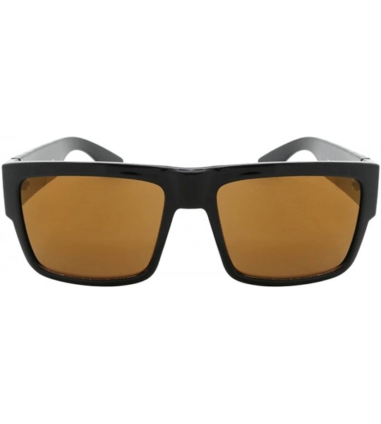 Wayfarer 12 Bulk Wholesale Sunglasses Horned Rim Unisex Square 80's Retro Style Glasses - CI180OYRGAG $42.79