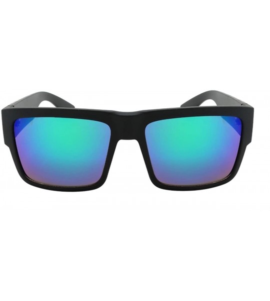 Wayfarer 12 Bulk Wholesale Sunglasses Horned Rim Unisex Square 80's Retro Style Glasses - CI180OYRGAG $42.79