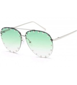 Oversized Women Men Fashion Eyewear Unisex Trendy Rivet Sun Glasses Sunglasses UV400 - 5 - C018W9KHQGG $43.89