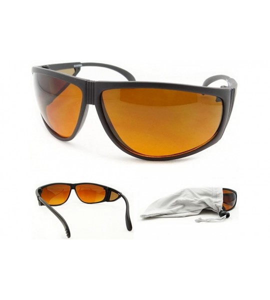 Sport Blue Blocking Wrap Around Sunglasses with Side Shield. - CV11FW0CA8T $22.64