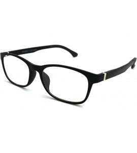 Oval TR90 Readers Flexie Reading Glasses schoolboy 2291RT - Z1 Matte Black - CY18W0AHUWH $32.33