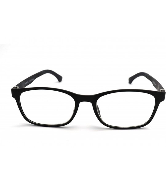 Oval TR90 Readers Flexie Reading Glasses schoolboy 2291RT - Z1 Matte Black - CY18W0AHUWH $32.33