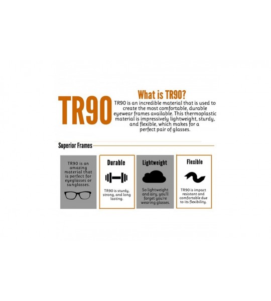 Oval TR90 Readers Flexie Reading Glasses schoolboy 2291RT - Z1 Matte Black - CY18W0AHUWH $32.33