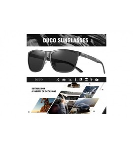 Oversized Men's Sports Polarized Al-Mg Metal Frame Sunglasses UV Protection Sunglasses for Men 8200 - Gunmetal - CL189HOE2EE ...