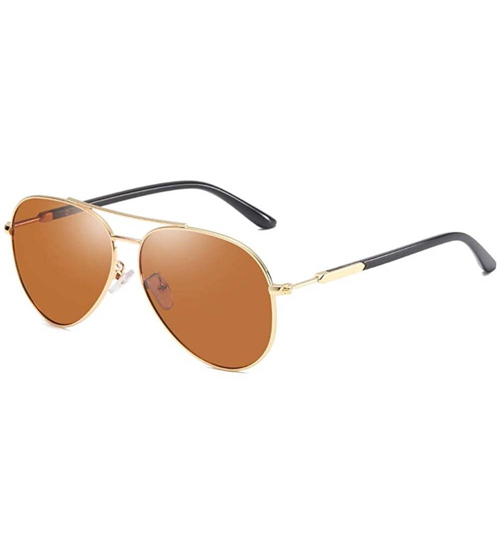 Rectangular Oversized Sunglasses for Women - Extra Large Frame Polarized UV400 Lens Classic Fashion Sun Eye Glasses - F - CF1...