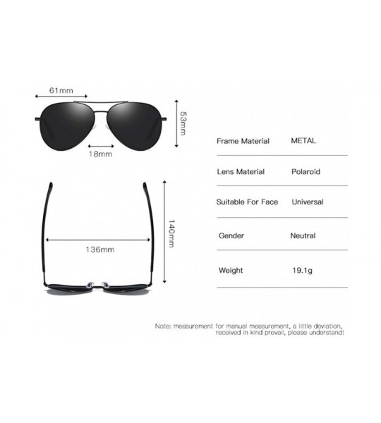 Rectangular Oversized Sunglasses for Women - Extra Large Frame Polarized UV400 Lens Classic Fashion Sun Eye Glasses - F - CF1...