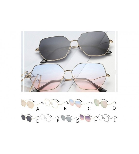 Rimless Rimless Multilateral Sunglasses Lightweight Composite-UV400 Lens Glasses - F - C91903Z2Z4N $24.89