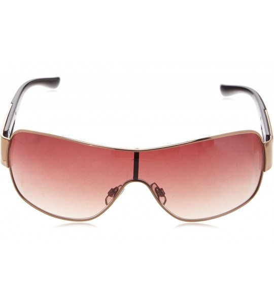 Shield Men's 5017SP Metal Vented Shield Sunglasses- 55 mm - Gold & Black - C918EGUREL9 $49.12