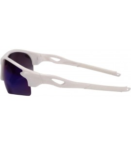 Sport The Athlete" 2 Pair of Precision Sport Wrap Bifocal Unisex Sunglasses - Red and White - C519523M9DG $37.43