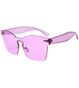 Sport Clearance! Women Glasses-Unisex Fashion Chic Shades Acetate Frame UV Protection Polarized Sunglasses (Purple) - CF18QTN...