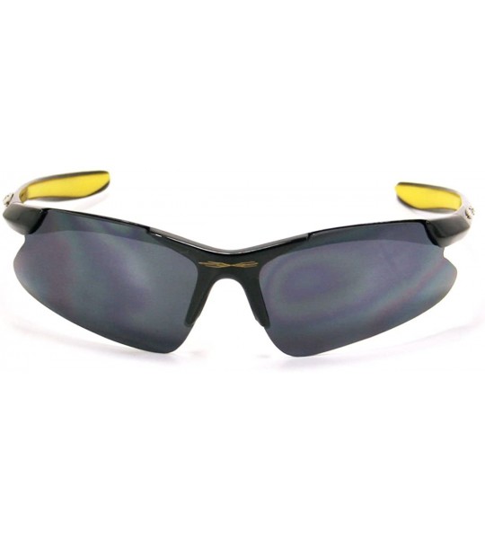 Sport New Active Outdoor Sports Sunglasses SA3551 - Yellow - C911GQ45PB5 $18.74