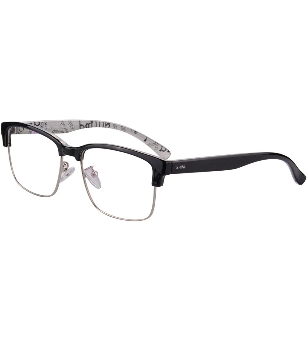 Rimless TR90 Lightweighted Glasses Frame Blue Light Blocking Eyglasses-SH018 - C2 - CW12GK0J029 $38.20