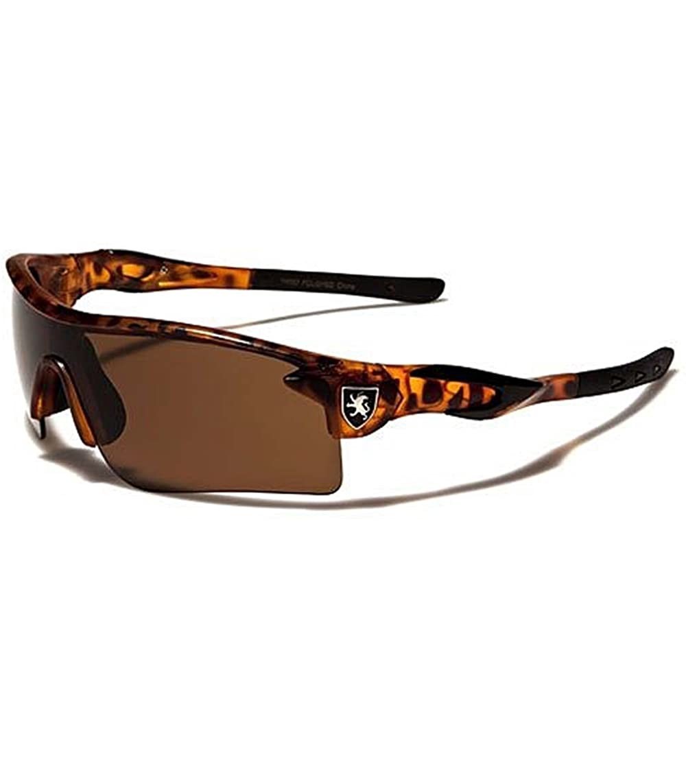 Sport New Mens 2013 Sleek Fashion Sports Baseball Riding Driving Sunglasses-Several Colors Available - Tortoise - CA11GN61WA3...