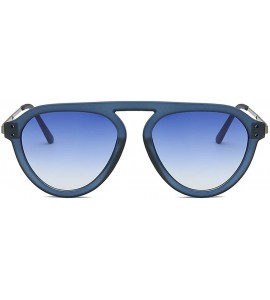 Oval Fashion Big Width Unisex Sunglasses Integrated Sexy Vintage Sun Glasses For Men/Women - C - CE18UKYU0W3 $18.03