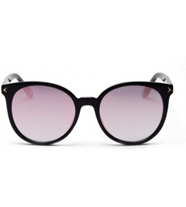 Cat Eye 90s Round Sunglasses Women Cat Eyes Sun Glasses Ladies Vintage Black C1 Multi - C3 - C918XGGTGSM $17.77