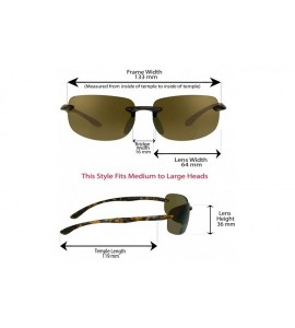 Wrap BIFOCAL Reading Sunglasses Yellow High Definition Smoke Brown Men Women - Brown With Tortoise Shell Brown - CI18MIH76OE ...