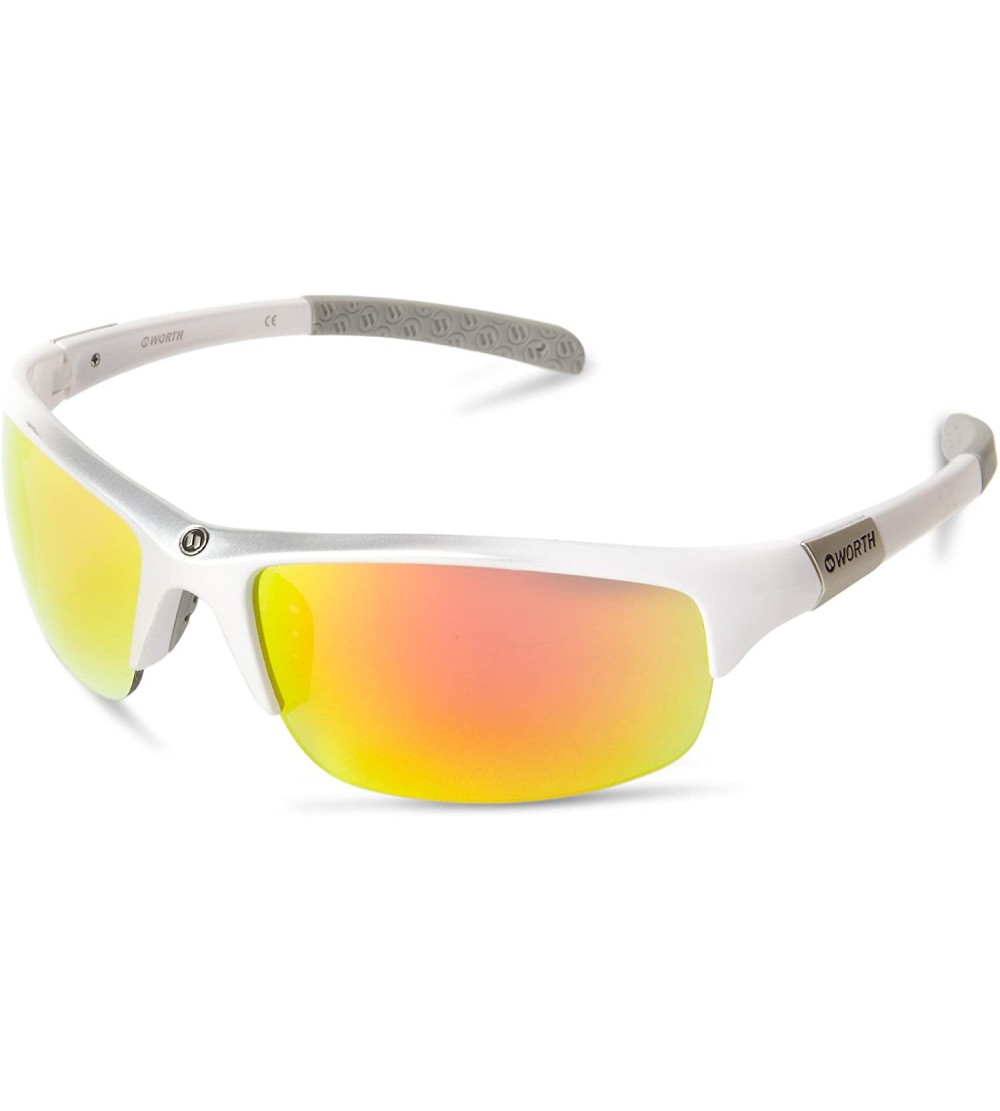 Sport womens FP5 Sport Wrap Sunglasses - Shiny White - CW11FDYWPM1 $26.90