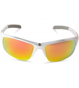 Sport womens FP5 Sport Wrap Sunglasses - Shiny White - CW11FDYWPM1 $26.90