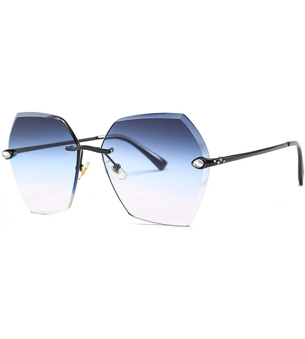 Square Polarized Sunglasses Protection Personality Decoration - CR18R4LEKYT $21.53