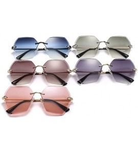 Square Polarized Sunglasses Protection Personality Decoration - CR18R4LEKYT $21.53