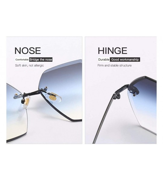 Square Polarized Sunglasses Protection Personality Decoration - CR18R4LEKYT $21.53