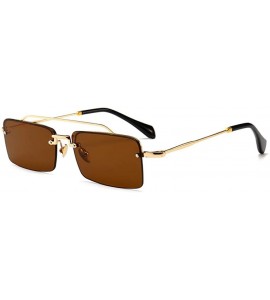 Square Narrow - modern - retro square sunglasses - fashion street shots - model walking Sunglasses - CW18W5542KT $31.30